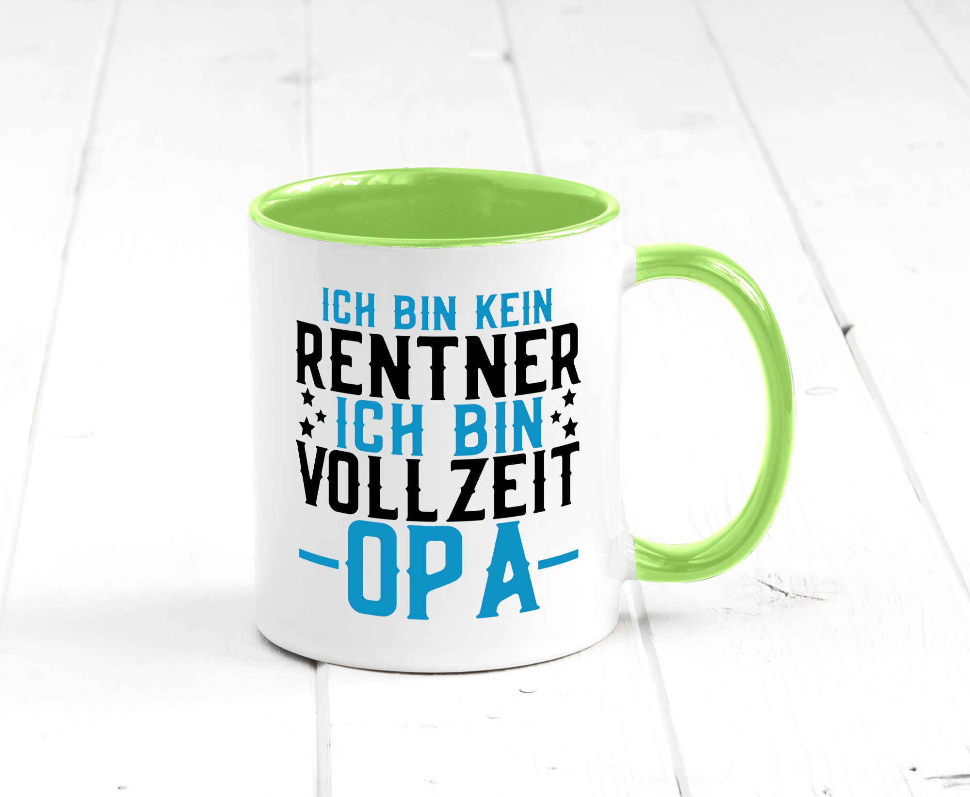 Rentner | Vollzeit Opa Pension Ruhestand Großvater lustiger Spruch Geschenk