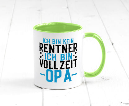 Rentner | Vollzeit Opa Pension Ruhestand Großvater lustiger Spruch Geschenk