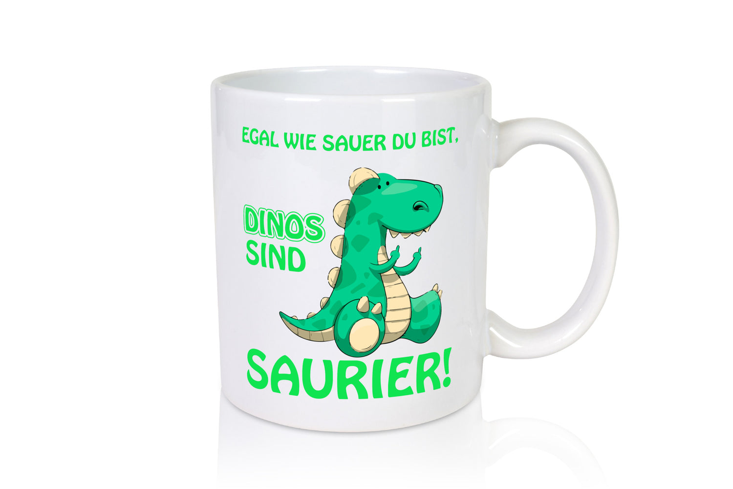 Dinos sind Saurier | witziger Dinosaurier Spruchtasse lustig Humor Geschenkidee