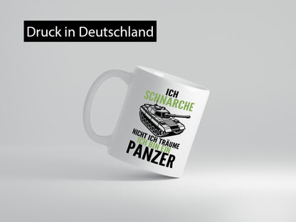 Träume bin ein Panzer | Panzerfahrer Tigerpanzer WW2 v2 lustig Humor