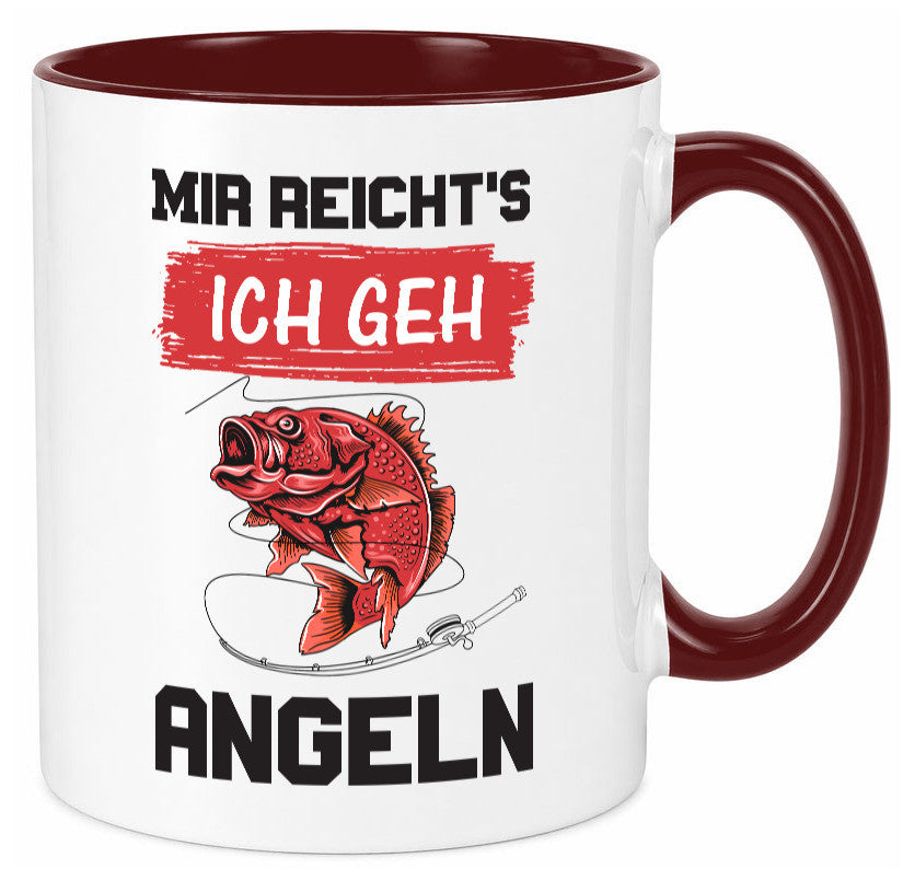 Ich geh angeln | Angler Tasse Fisch Fischer Humor lustig Geschenkidee Geschenk