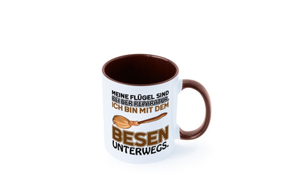 Flügel Reperatur lustig Humor Geschenkidee Geschenk Tasse
