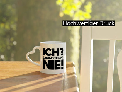 Ich= Sarkastisch? Nie | Verstehst du keinen spaß lustig Humor Geschenkidee