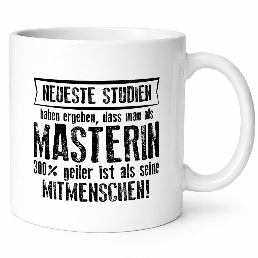 Neuste Studien: Masterin | Student Uni Master Studium lustig Humor Geschenkidee
