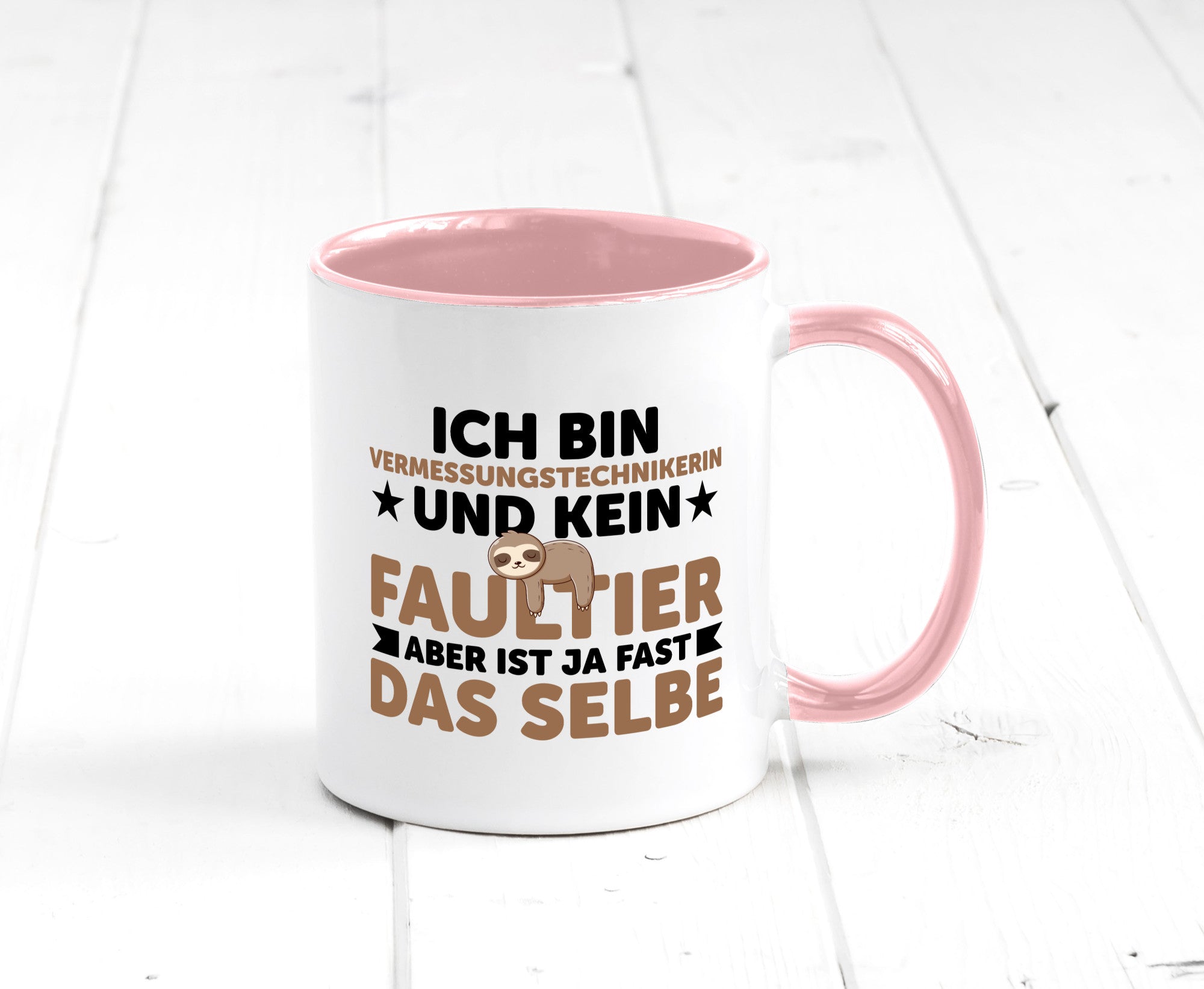 Ich bin kein Faultier: Vermessungstechnikerin | Techniker v2 lustiger Spruch