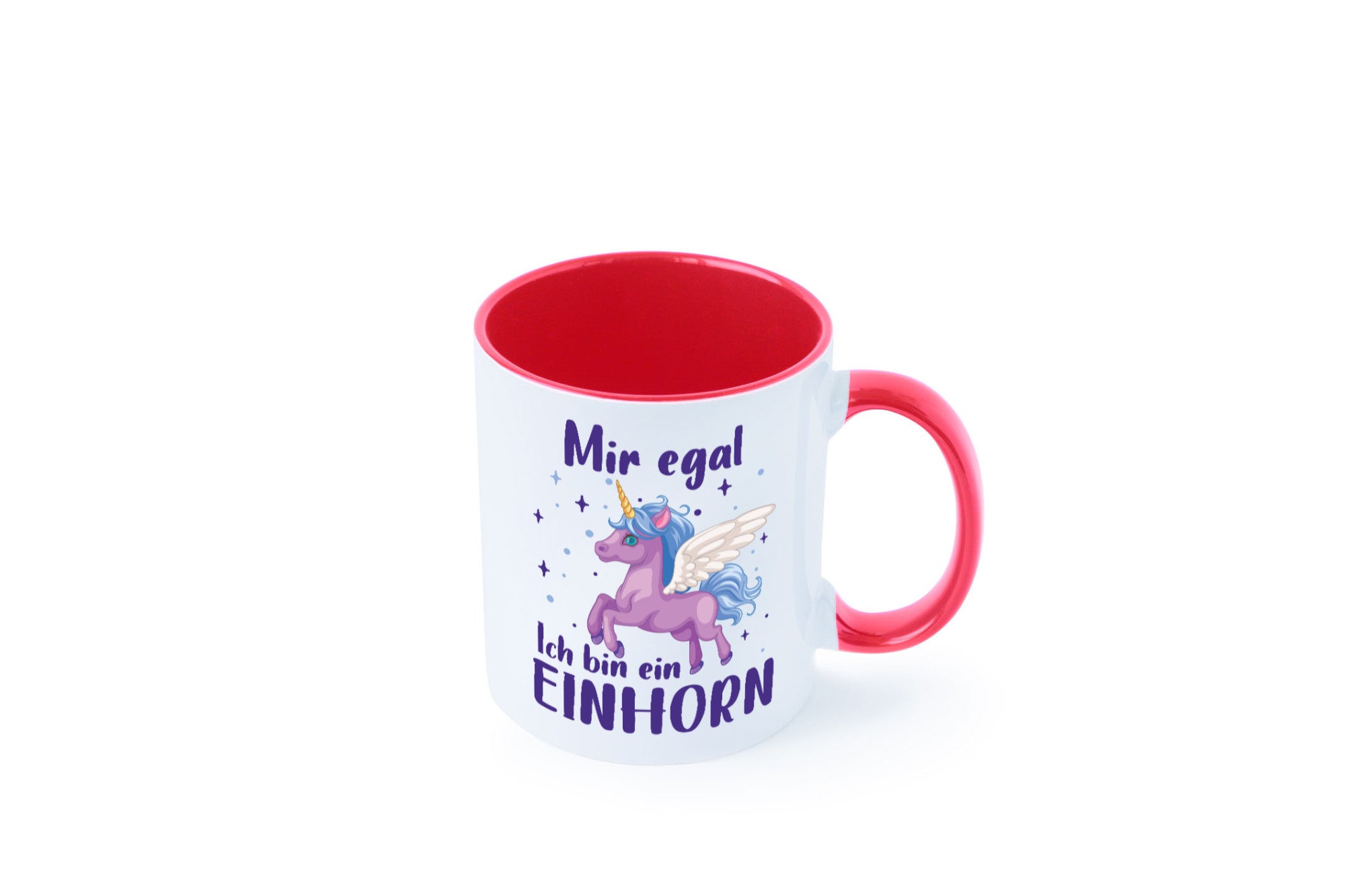 Mir egal, ich bin ein Einhorn | lustig Humor Geschenkidee Geschenk Tasse