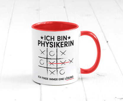 Löse Probleme: Physikerin | Physik Humor Geschenkidee Tasse