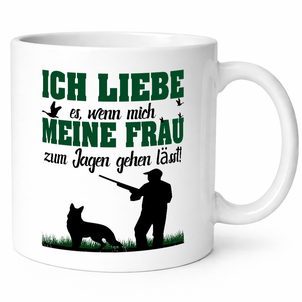 Ich liebe es wenn meine Frau mich Jagen lässt | Jäger Geschenk Humor