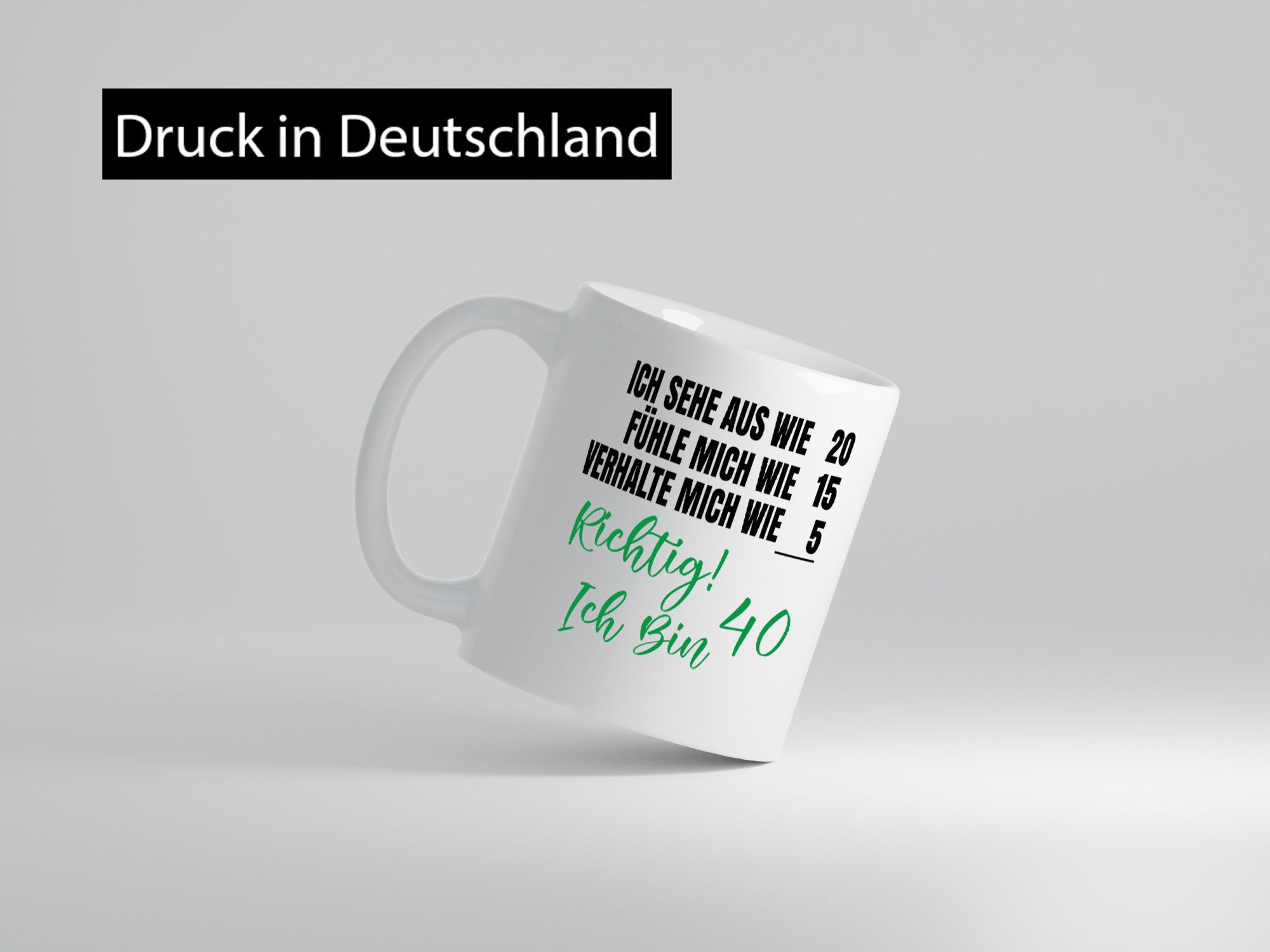 Ich bin Jung | 40 Geburtstag Verhalte mich wie ein Kind Geschenk Geschenkidee