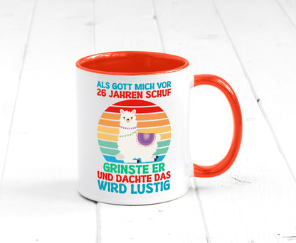 26. Geburtstag | 26 Jahre Gut Schuf mich Lama v2 lustiger Spruch Geschenk