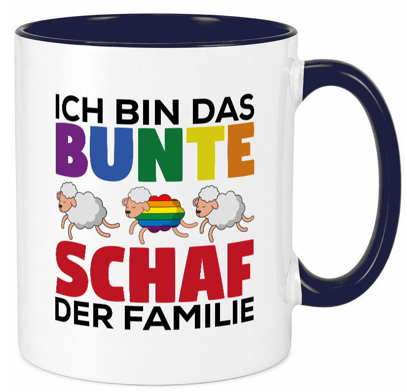LGBTQ+ Tasse | Buntes Schaf Regenbogen Humor Geschenkidee