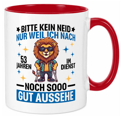 53 Jahre im Dienst | Arbeitsjubiläum Arbeit Geschenkidee Kollegen Büro Humor