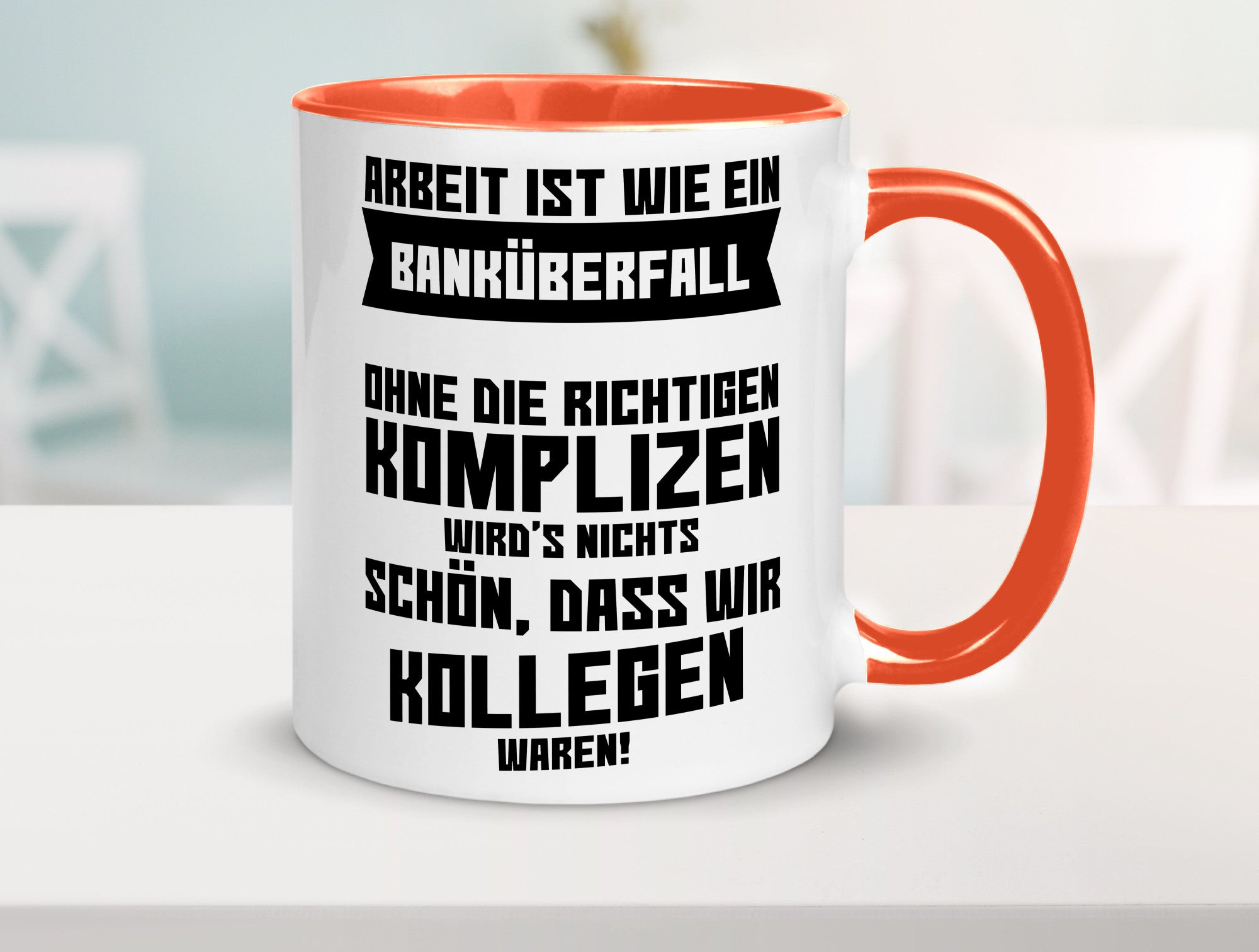 Arbeit | Kollegen Komplizen Jobwechsel Abschied Büro lustiger Spruch Geschenk