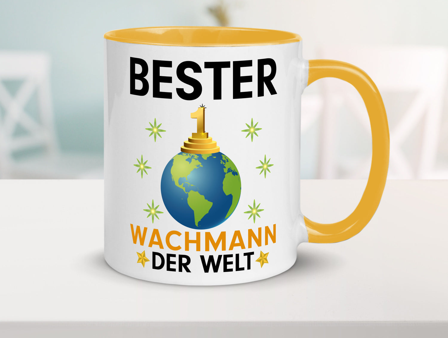 Welt Bester Wachmann | Wachpersonal Nachtwächter Humor Geschenkidee Tasse