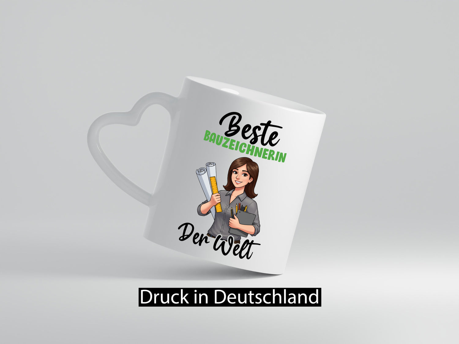 Beste Bauzeichnerin | Zeichnerin v2 lustiger Spruch Geschenk Humor Geschenkidee