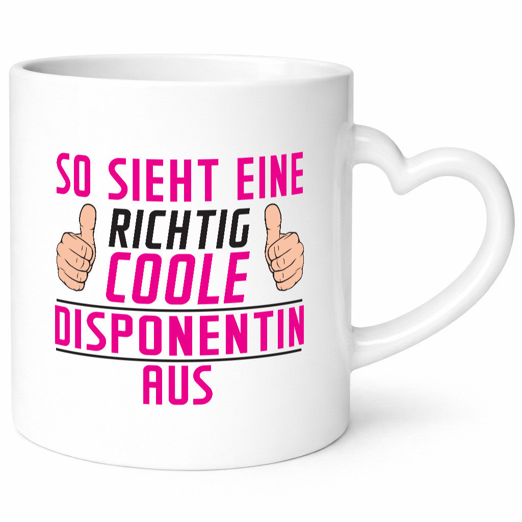 Richtig Coole Disponentin | Zuteilerin lustig Humor Geschenkidee Geschenk Tasse
