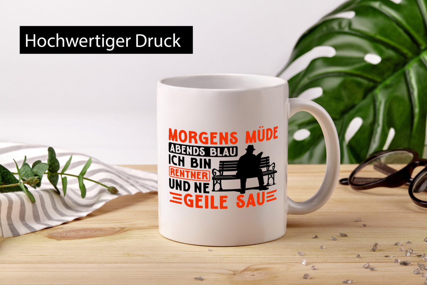 Ich bin Rentner | Rentenbeginn Ruhestand Geschenk Jubiläum lustiger Spruch Tasse