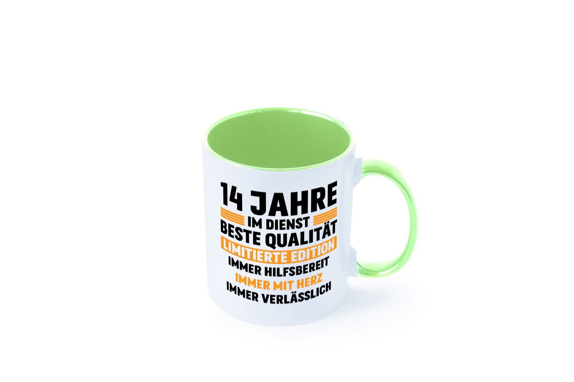 14 Jahre im Dienst | Jubiläum Arbeit v2 Geschenk Kollegen Büro lustiger Spruch