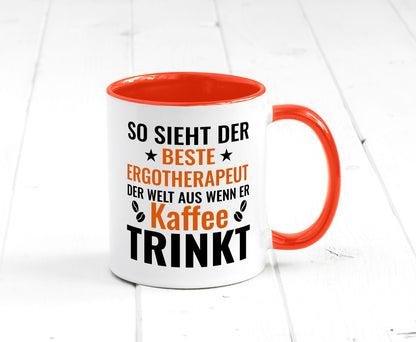 Kaffee trinkt: Ergotherapeut | Ergotherapie lustig Humor Geschenkidee Geschenk