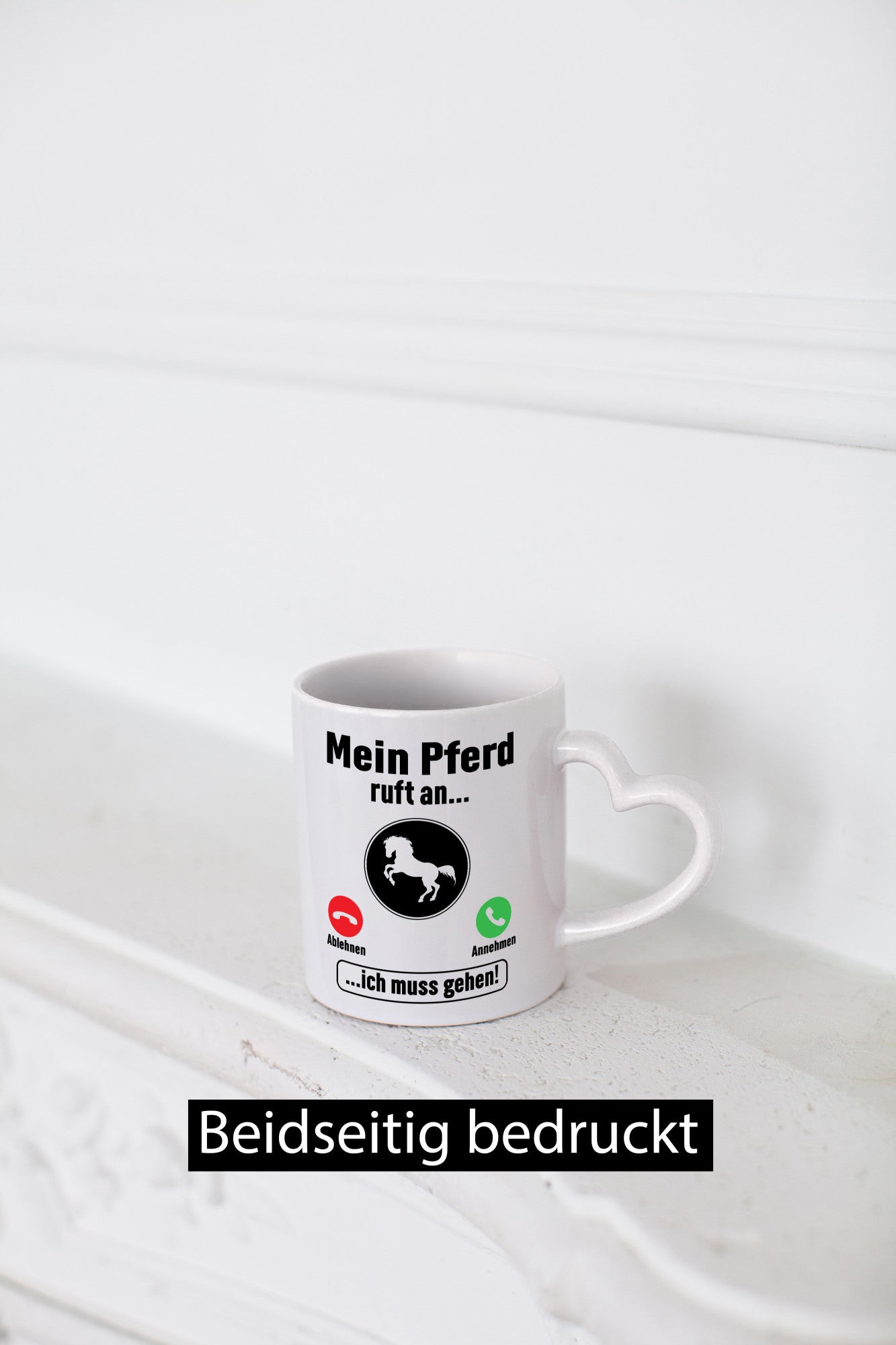 Mein Pferd ruft an | Pferdeliebhaber Reiten Geschenkidee Humor Tasse