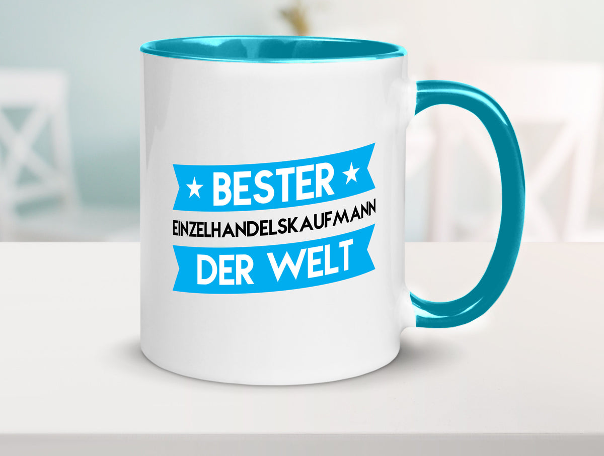 Bester Einzelhandelskaufmann | Einzelhandel Geschenk Humor Geschenkidee Tasse