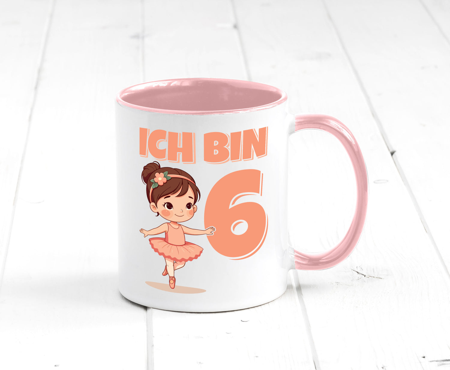 6 Geburtstag | Jahre Ballerina Mädchen Ballet lustig Geschenkidee Geschenk Tasse