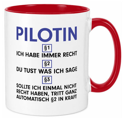 Ich habe immer Recht Pilotin | Definition Piloten v2 lustiger Spruch Geschenk