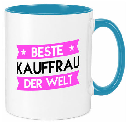 Beste Kauffrau | Kauffrauen Geschenkidee Humor Tasse