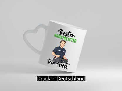 Bester Hausmeister | Hauswart v2 lustiger Spruch Geschenk Humor Geschenkidee