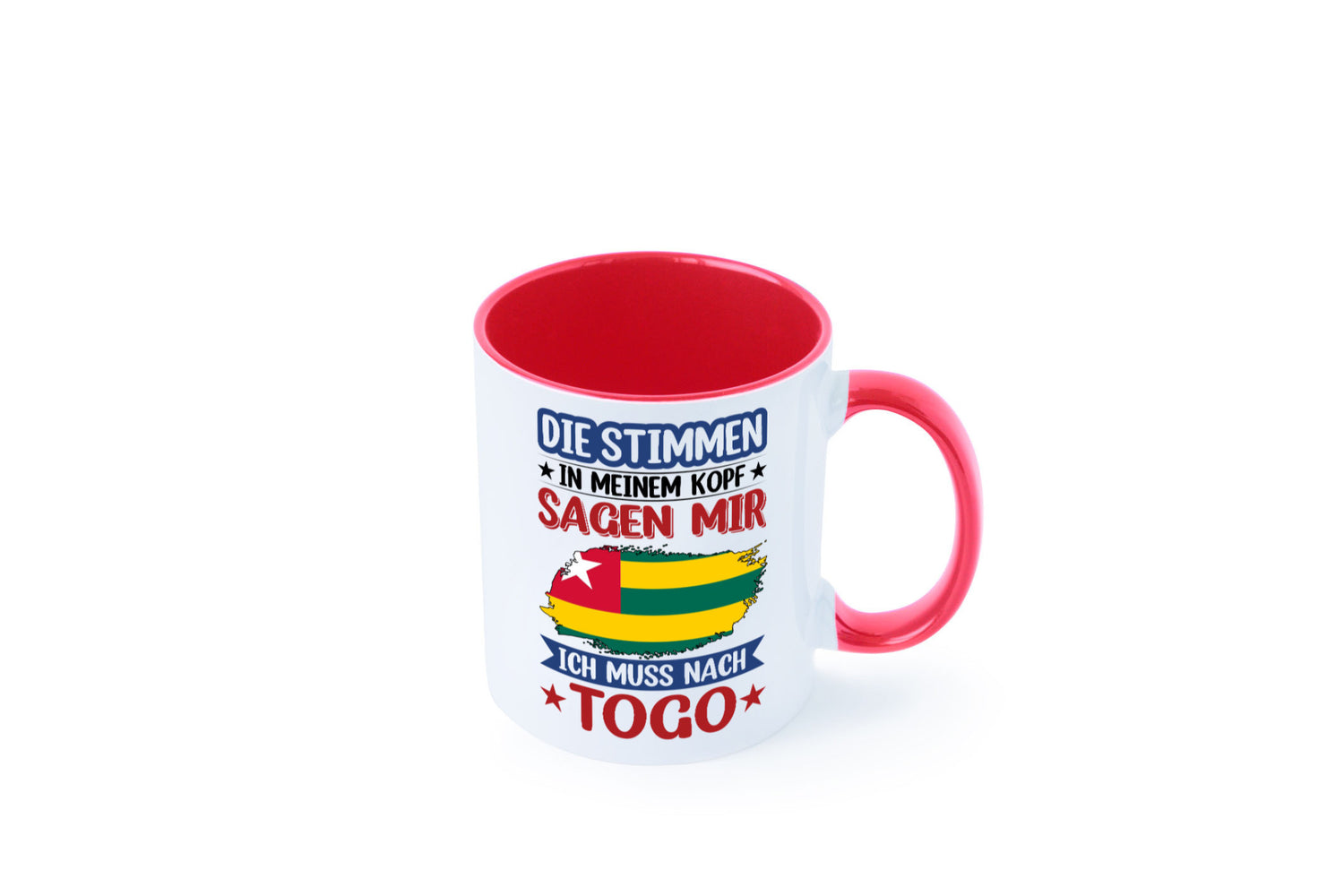 Togo | Urlaub Stimmen in meinem Kopf Traumland Humor Geschenkidee Tasse