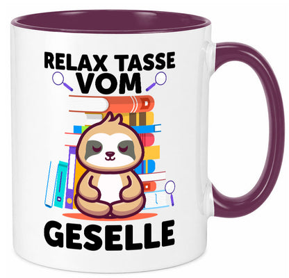 Relax Tasse: Geselle | Handwerker lustiger Spruch Geschenk Humor Geschenkidee