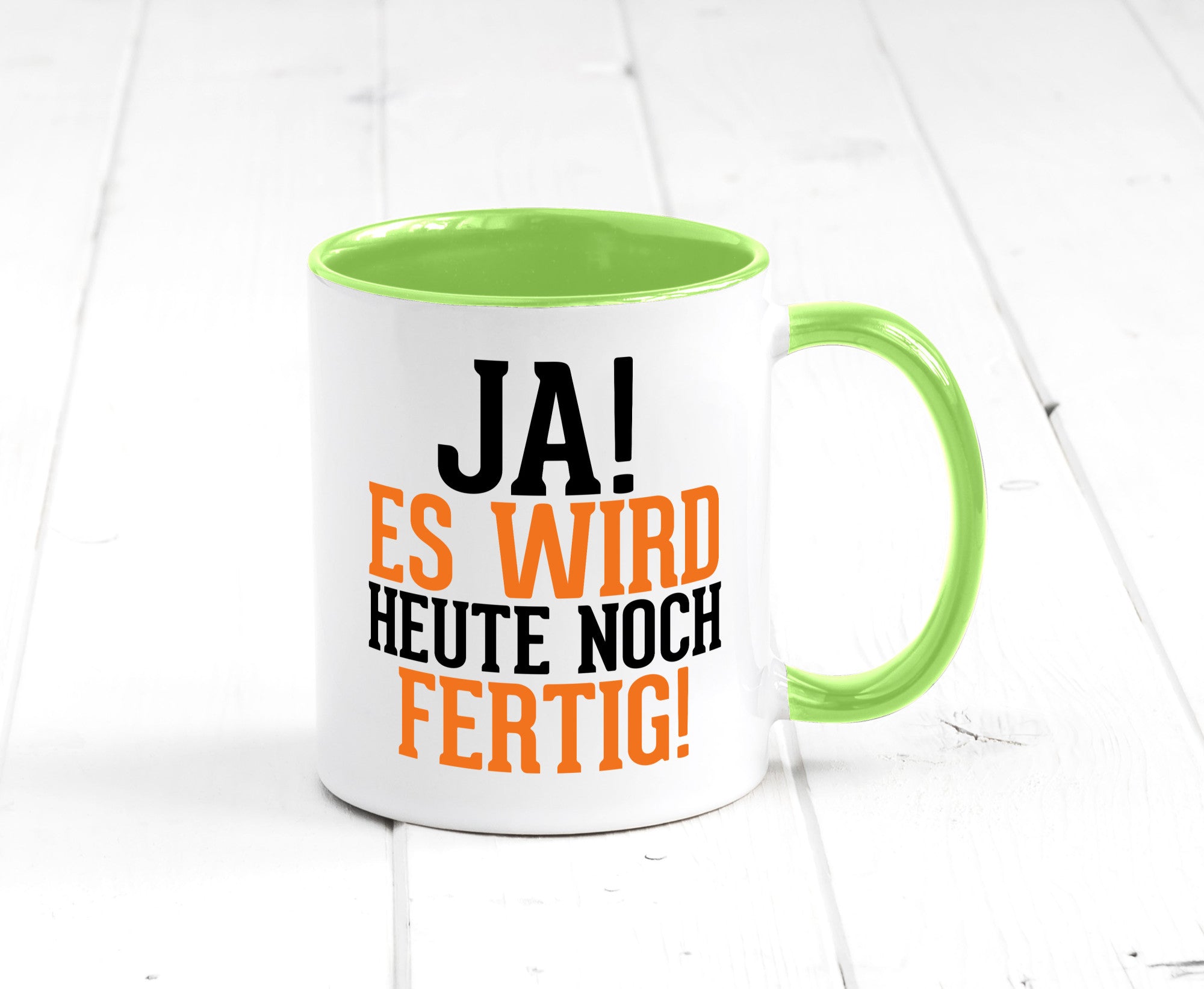 Ja es wird heute noch fertig | Arbeit Kollegen Werkstatt Humor Büro