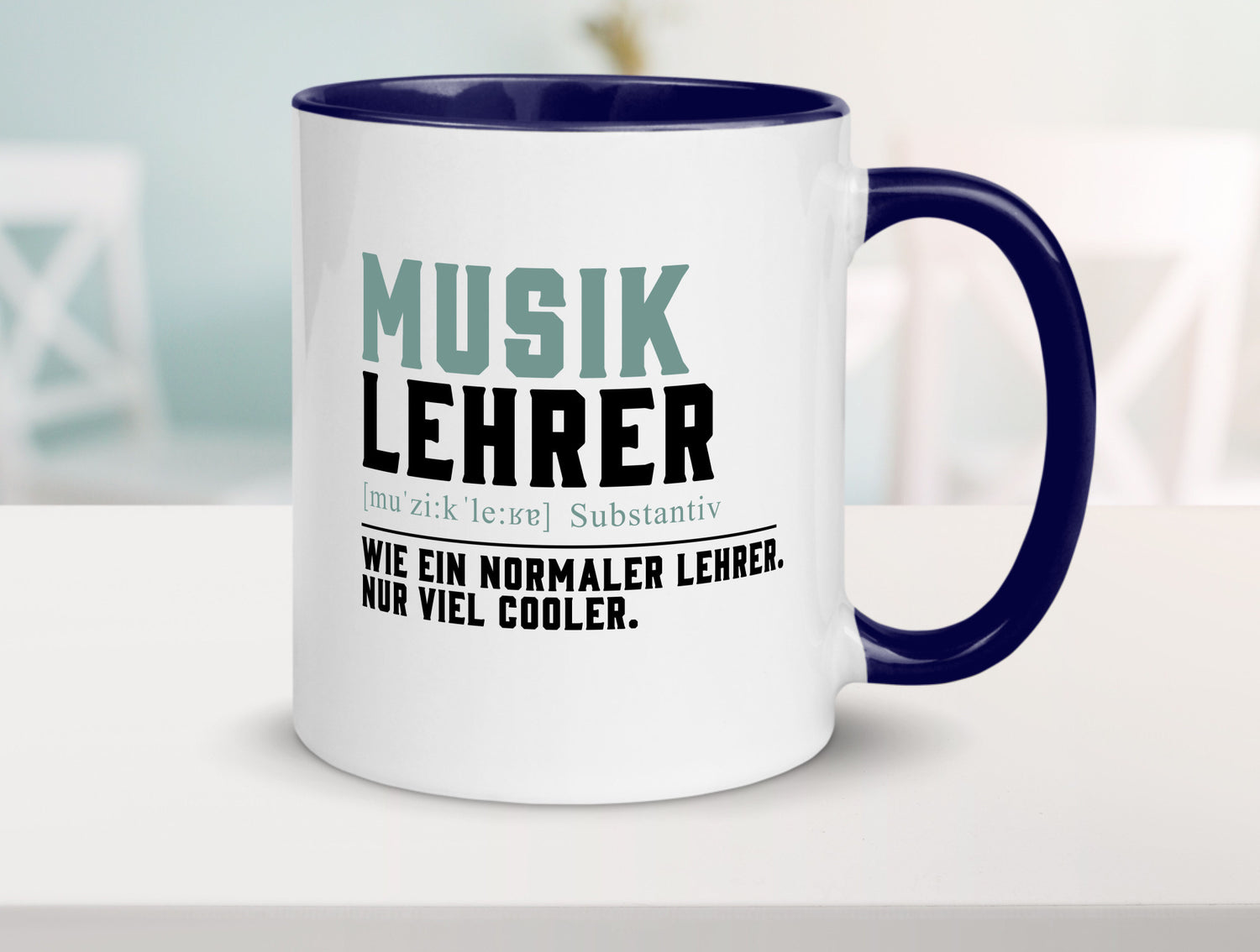 Musiklehrer | Lehrer Unterricht Lieblingslehrer Geschenkidee Humor Tasse