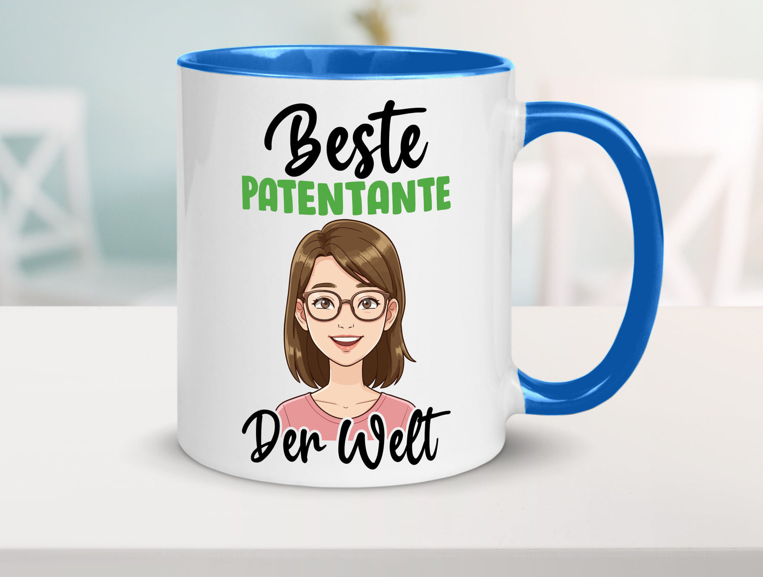 Beste Patentante | Tante lustiger Spruch Geschenk Humor Geschenkidee Tasse