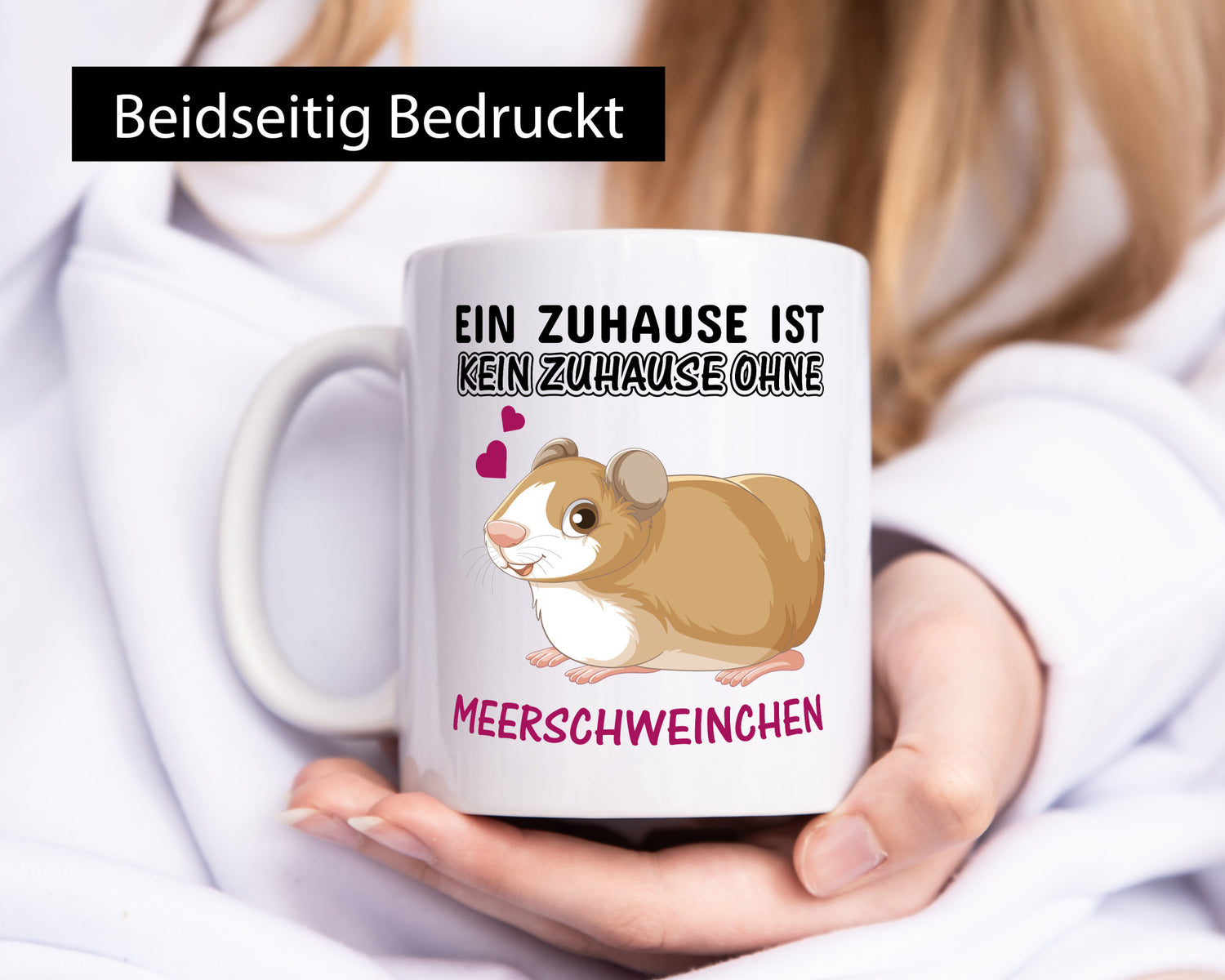 Ohne Meerschweinchen kein Zuhause Humor Geschenkidee Tasse