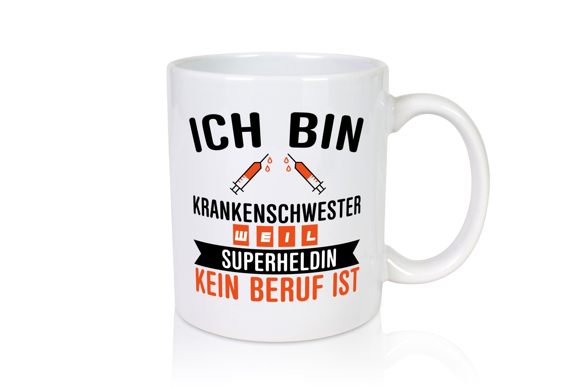 Krankenschwester Superheldin | Beruf Tasse Pflegerin Humor Arbeit Kollegen Büro