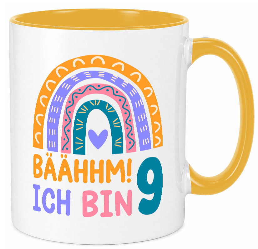 9. Geburtstag | 9 Jahre Regenbogen Bääm Mädchen Geschenk Geschenkidee lustiger