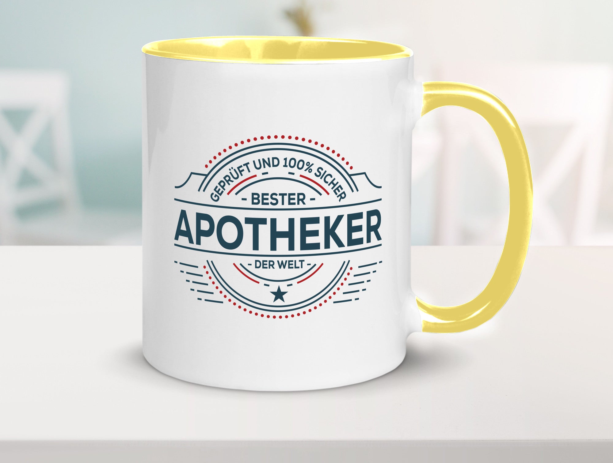 Geprüft und sicher: Apotheker | Apotheke Pharmazie Geschenkidee Humor Tasse