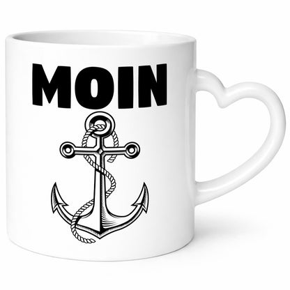 Moin Anker | Norddeutschland Tasse Norddeutscher Humor Geschenkidee