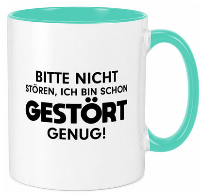 Bitte nicht stören | ich bin gestört Crazy lustig Humor Geschenkidee Geschenk
