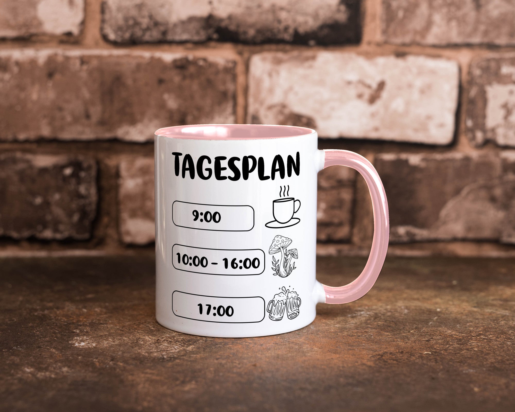 Tagesplan Pilzsammler | Pilze Wald v2 Geschenk Humor Geschenkidee lustiger