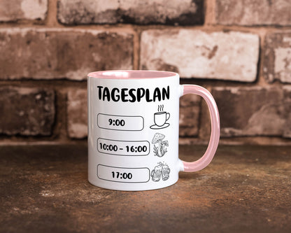 Tagesplan Pilzsammler | Pilze Wald v2 Geschenk Humor Geschenkidee lustiger
