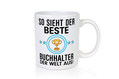 Bester Buchhalter | Büro Kollegen Beruf Geschenk Arbeit lustiger Spruch Tasse
