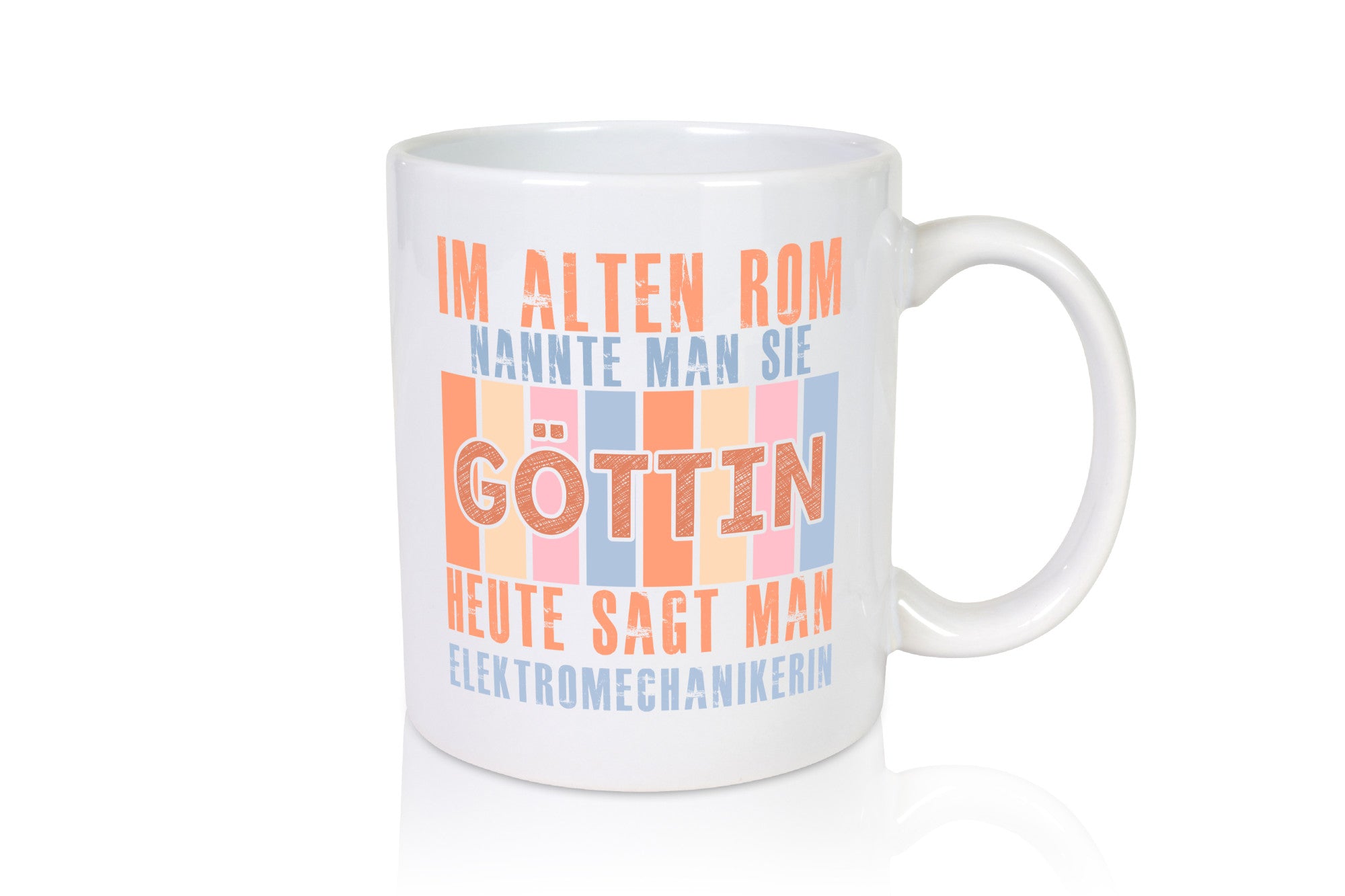Heute sagt man: Elektromechanikerin | Mechanikerin Geschenkidee Humor Tasse