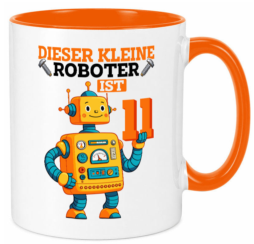 11. Geburtstag | 11 Jahre Roboter Junge Geschenk Geschenkidee lustiger Spruch Tasse
