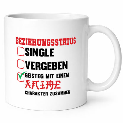 Beziehungsstatus | Single Vergeben Geistig mit einem lustiger Spruch Geschenk