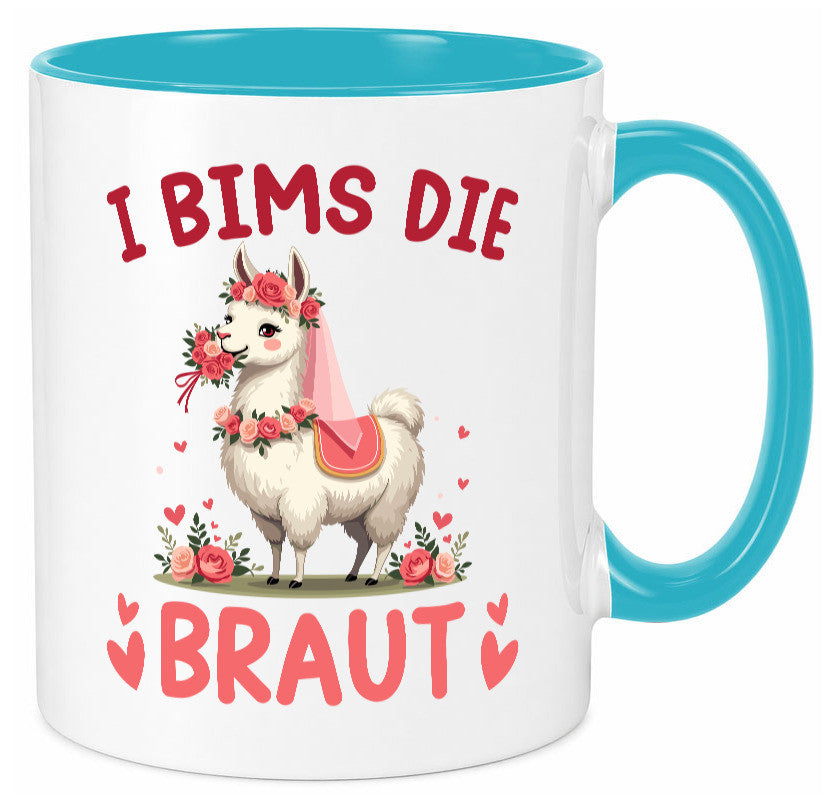 I bims die Braut | Einhorn JGA Hochzeit lustig Humor Geschenkidee Geschenk Tasse