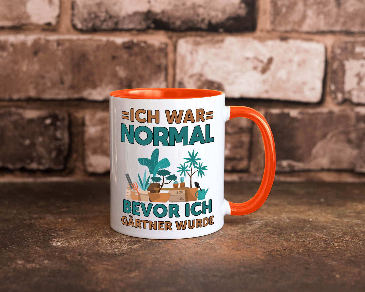 Ich war normal bevor Gärtner wurde | Garten lustiger Spruch Geschenk Humor
