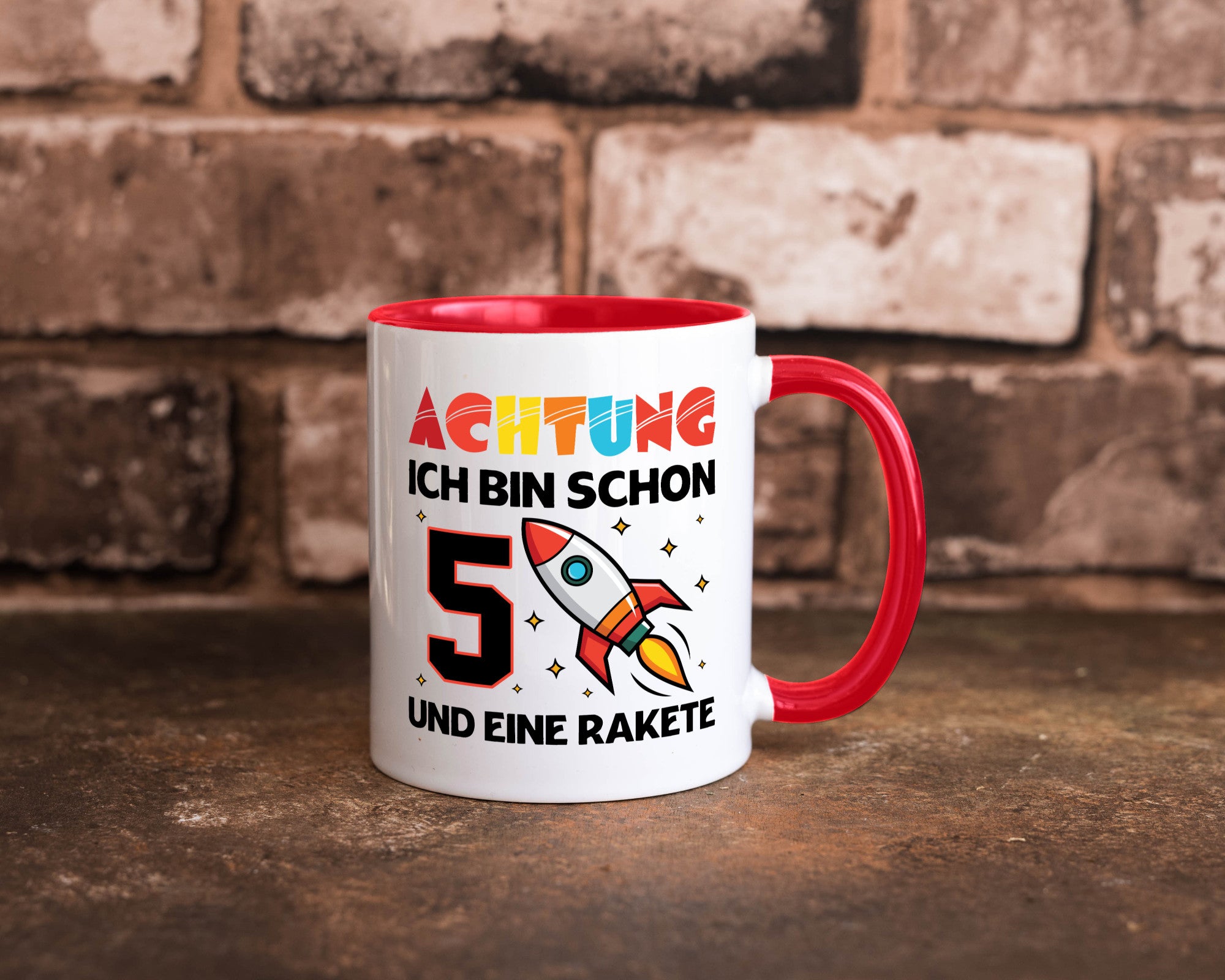 5. Geburtstag | Rakete Weltraum 5 Jahre Galaxy lustig Geschenkidee Geschenk