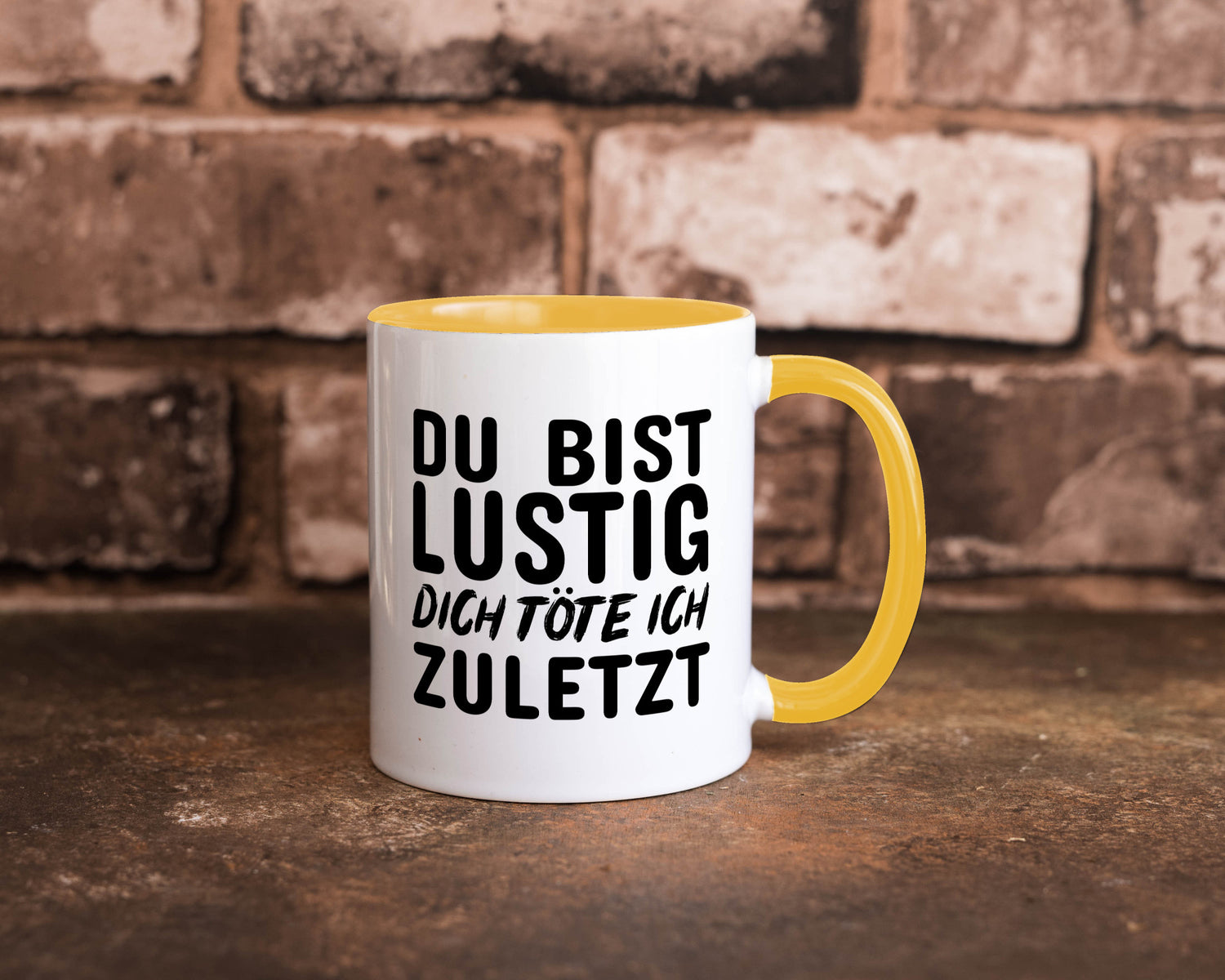 Du bist lustig Humor Geschenkidee Tasse